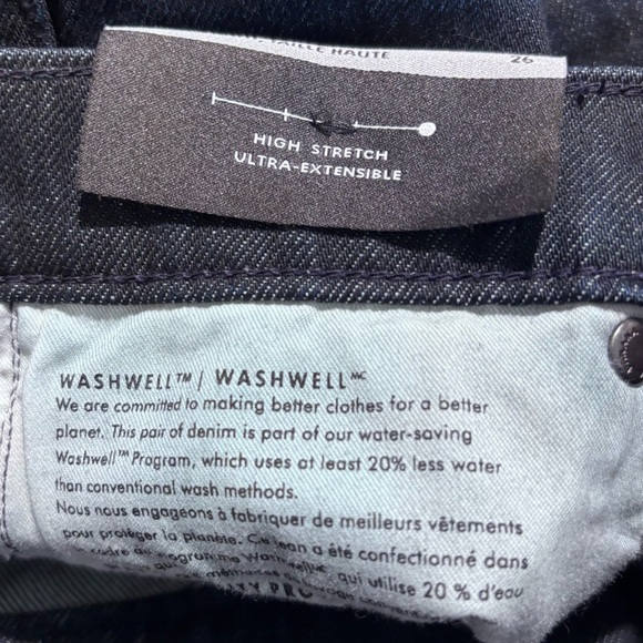 BANANA REPUBLIC Sz 26 High Rise Skinny Ankle Dark Wash High Stretch Jeans NEW - Picture 11 of 11